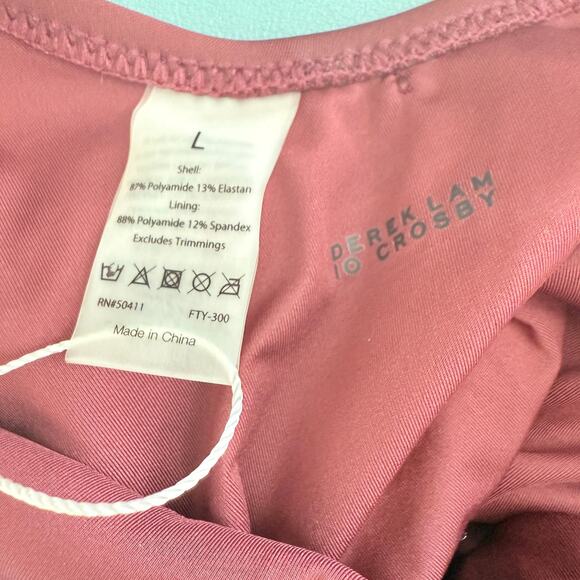 Derek Lam Maroon One Piece Swimsuit - Picture 7 of 8